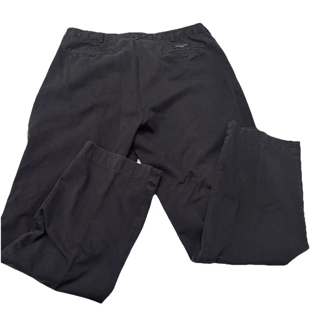 Vintage Polo Ralph Lauren Cotton Andrew Pant Navy Blue Pleated Men's 38x31 Y2K